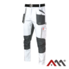 ARTMAS CLASSIC STRETCH slim white-gray Trousers